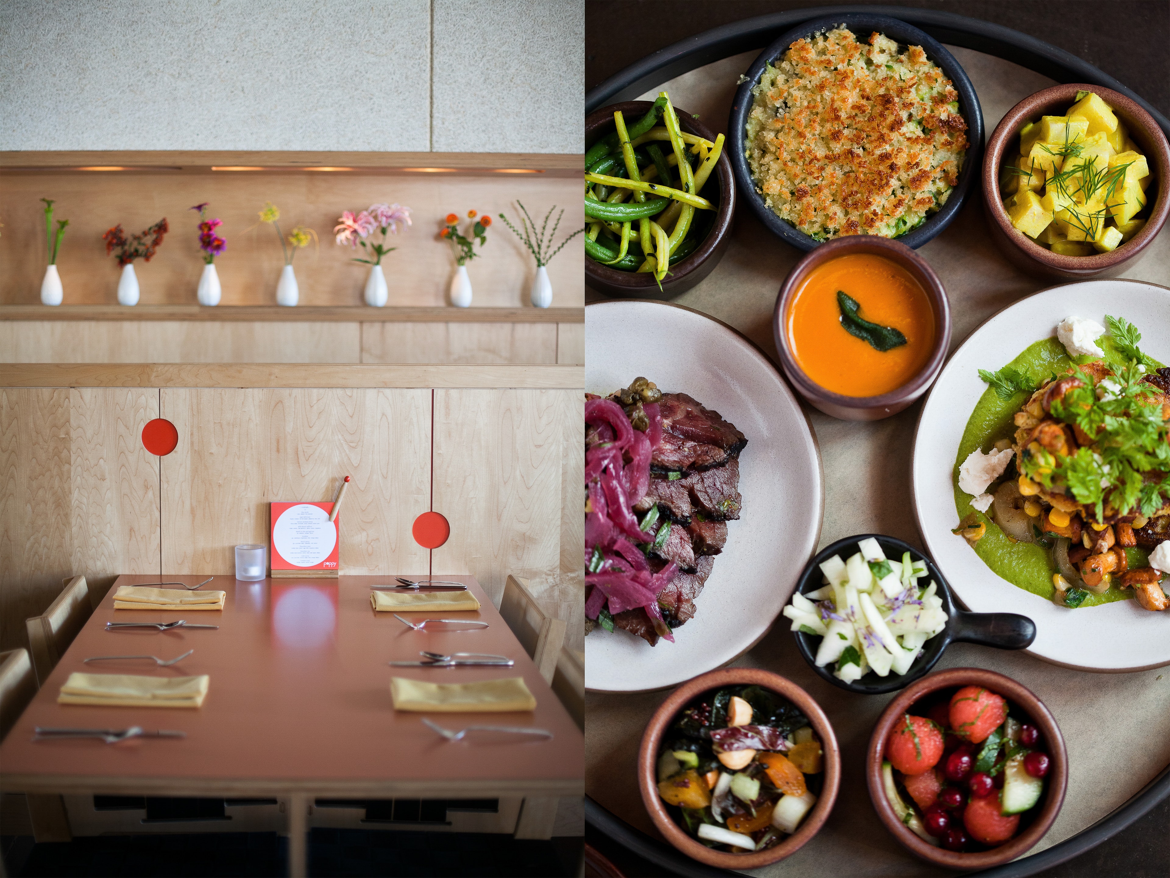 Restaurant Dining Room — Food photography by Spice & Ink