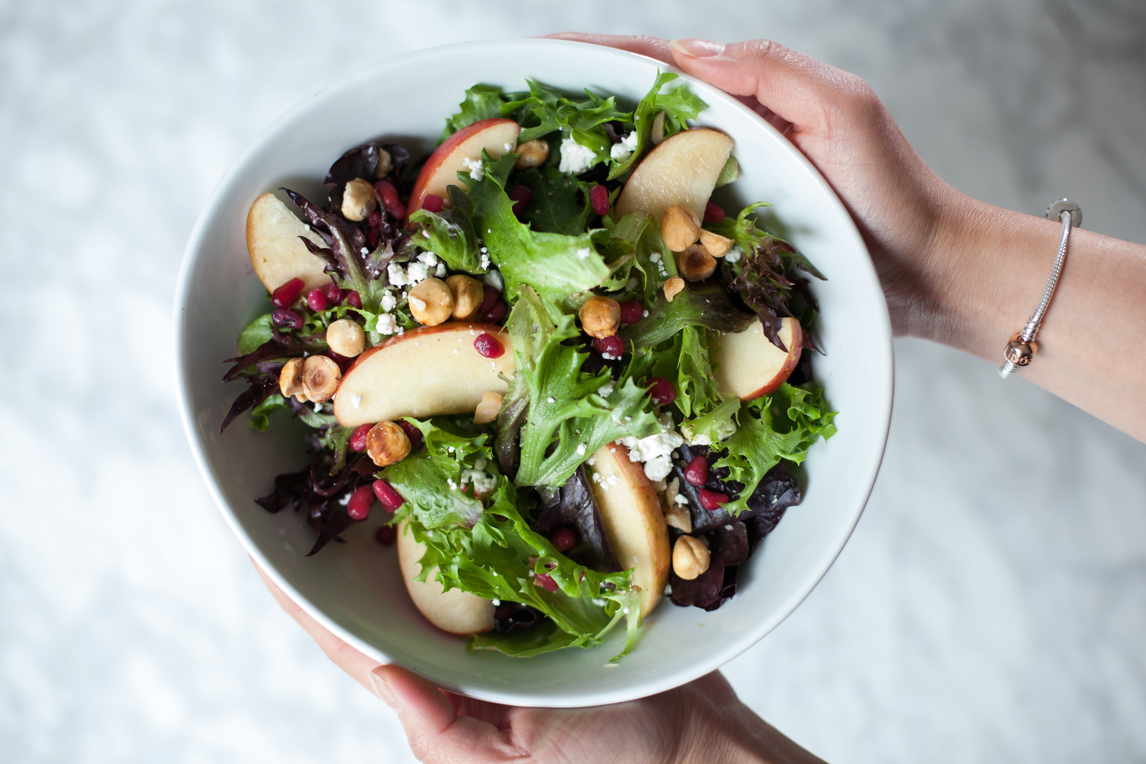 Salad with Apples and Greens — Food photography by Spice & Ink