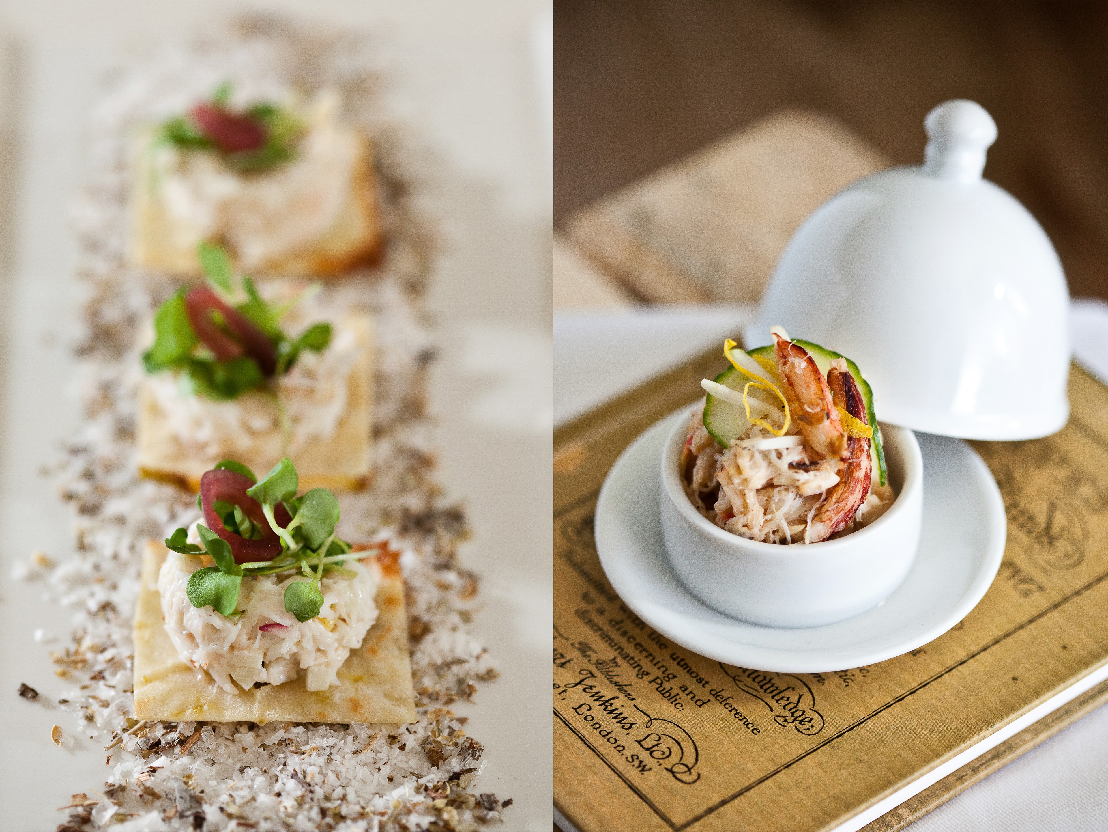 Gourmet Crab Appetizers — Food photography by Spice & Ink