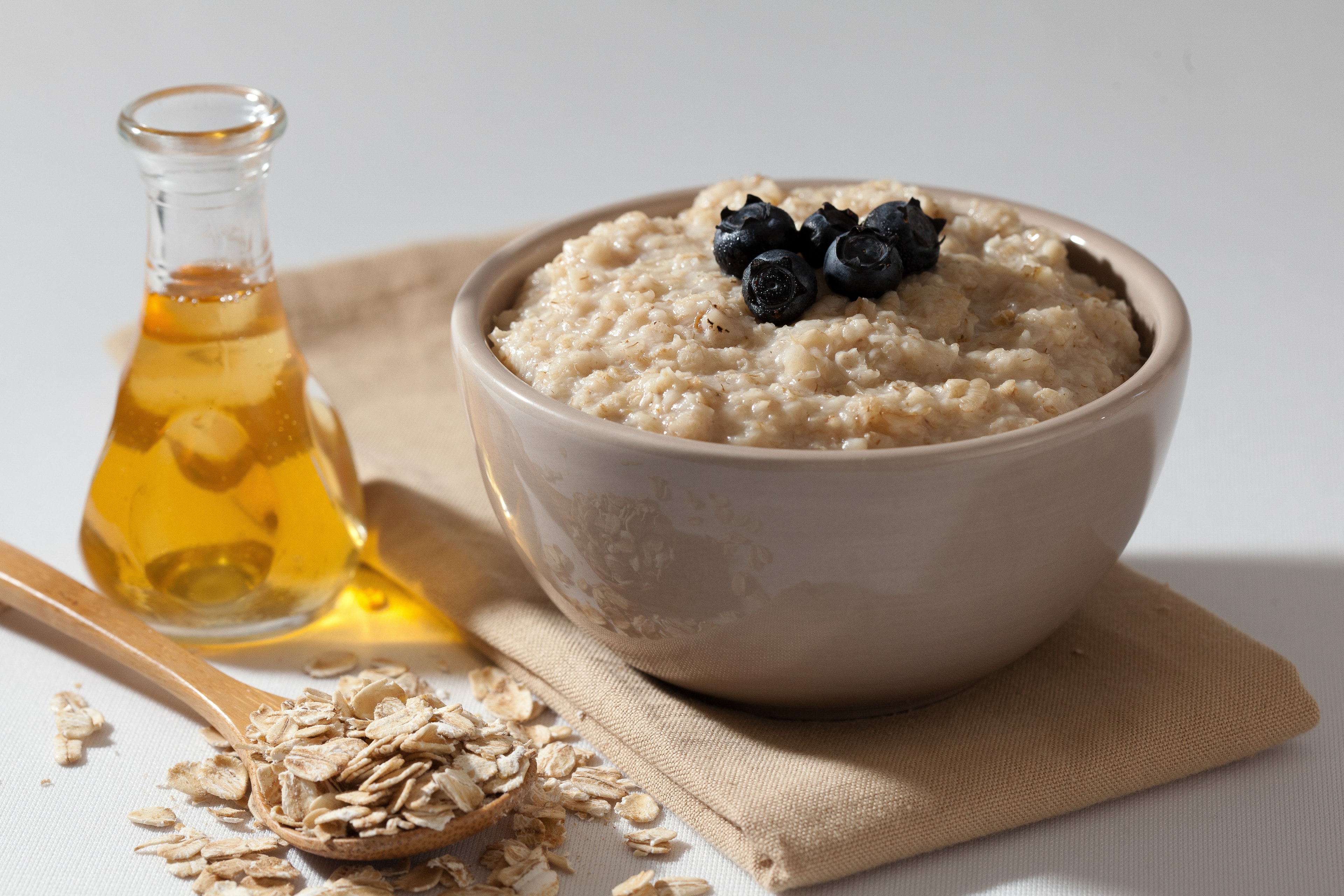 Oatmeal with Blueberries — Food photography by Spice & Ink