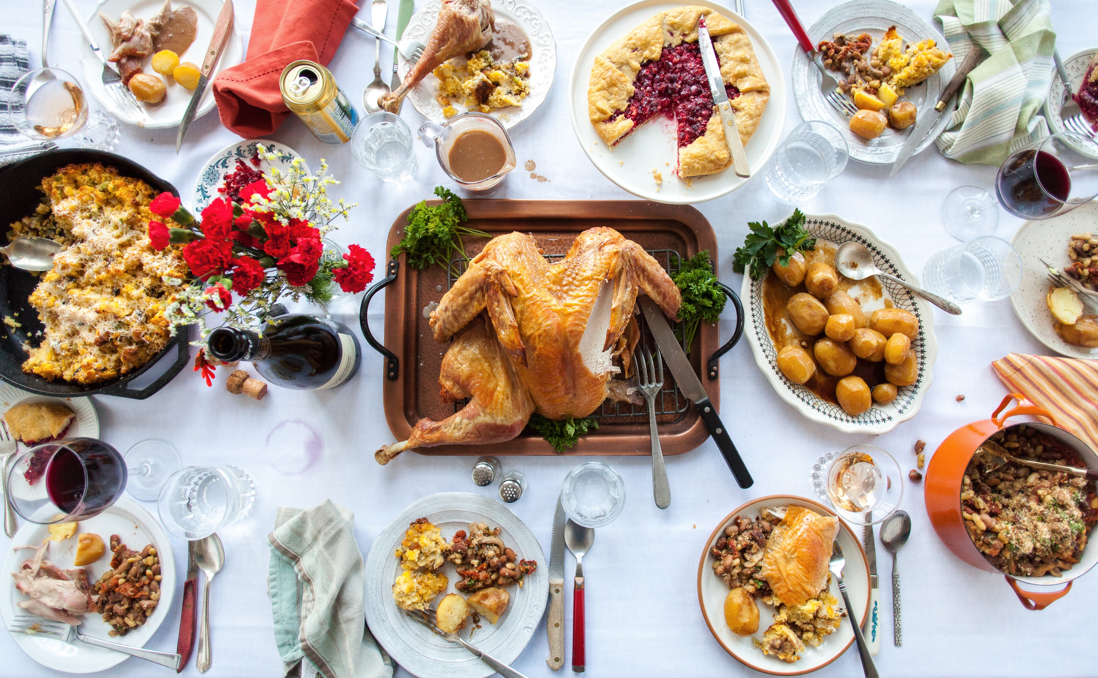 Holiday Dinner Spread — Food photography by Spice & Ink