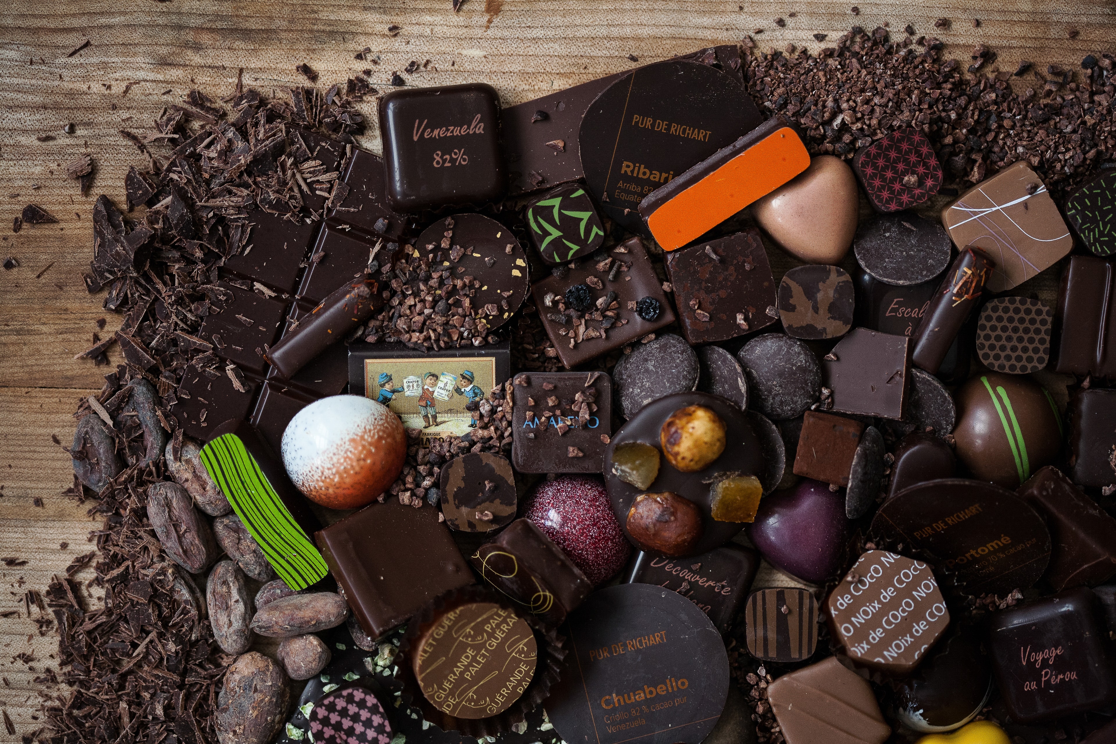 Artisanal Chocolate Collection — Food photography by Spice & Ink