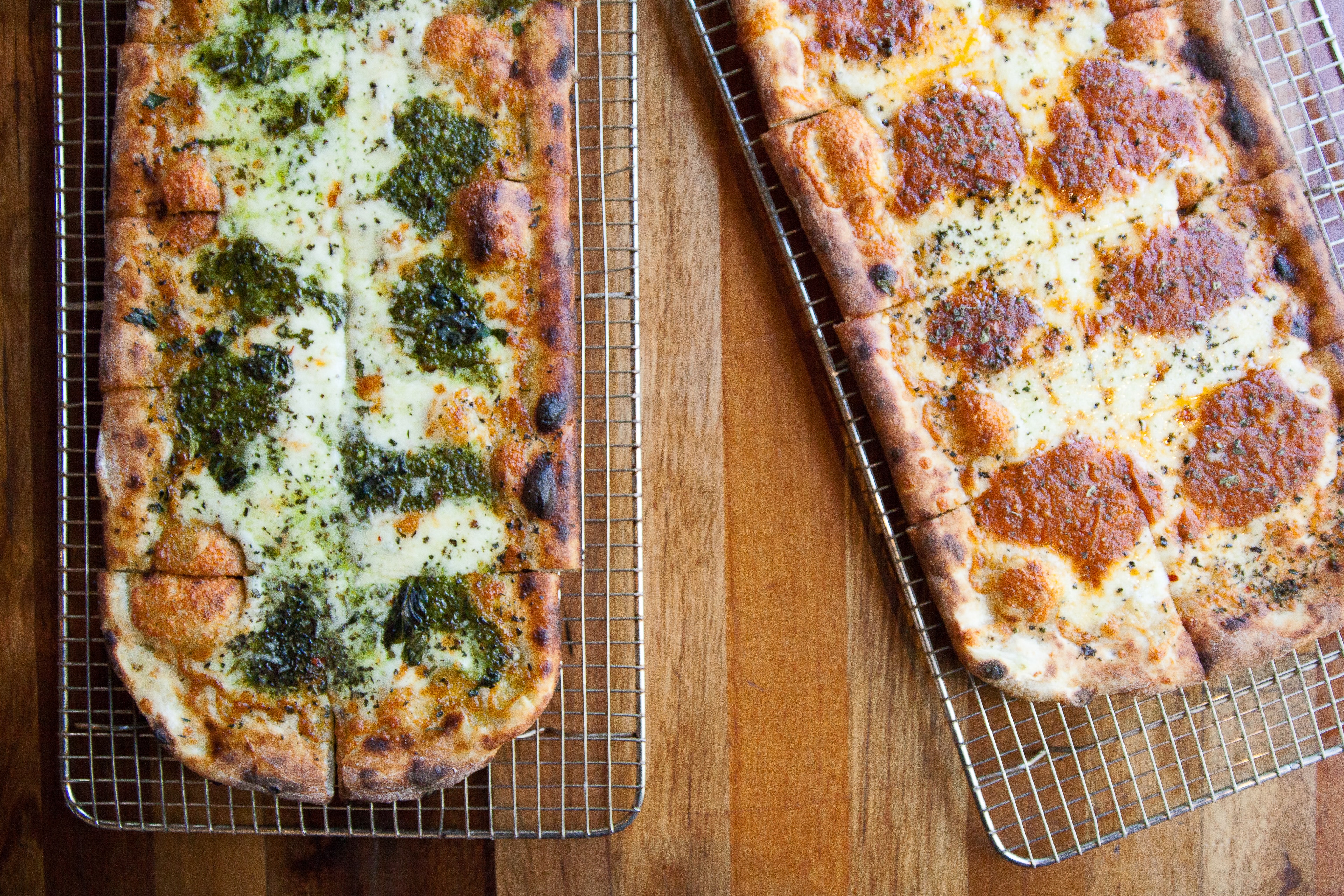 Rectangular Pizzas — Food photography by Spice & Ink