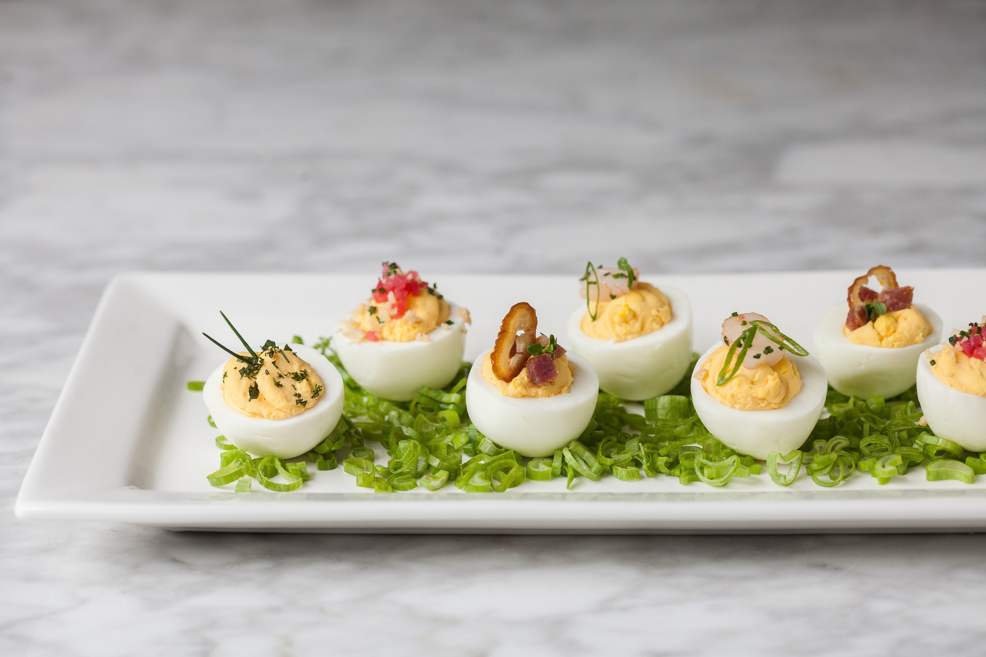 Deviled Eggs Platter — Food photography by Spice & Ink
