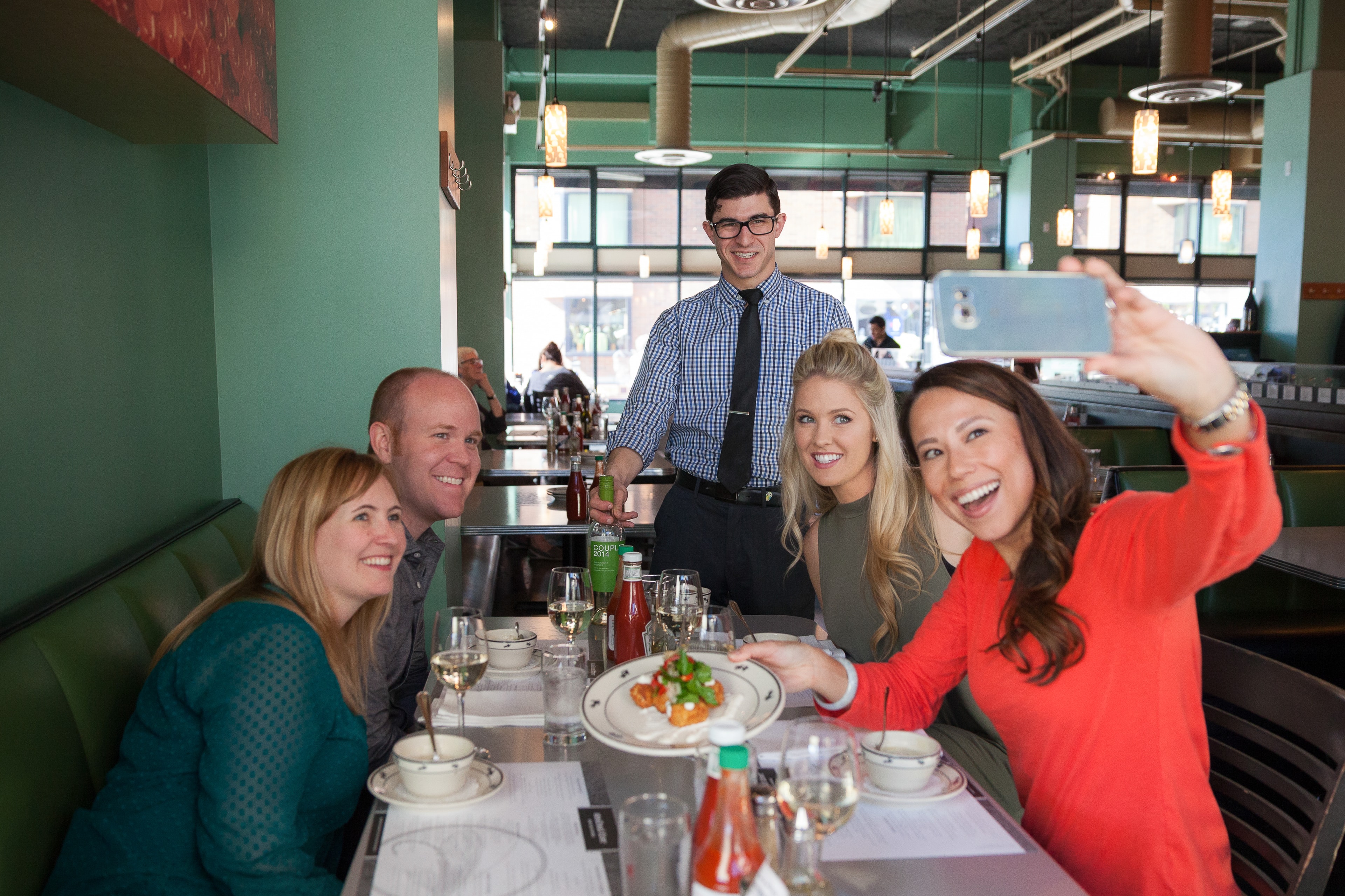 Selfie at Restaurant Table — Events photography by Spice & Ink