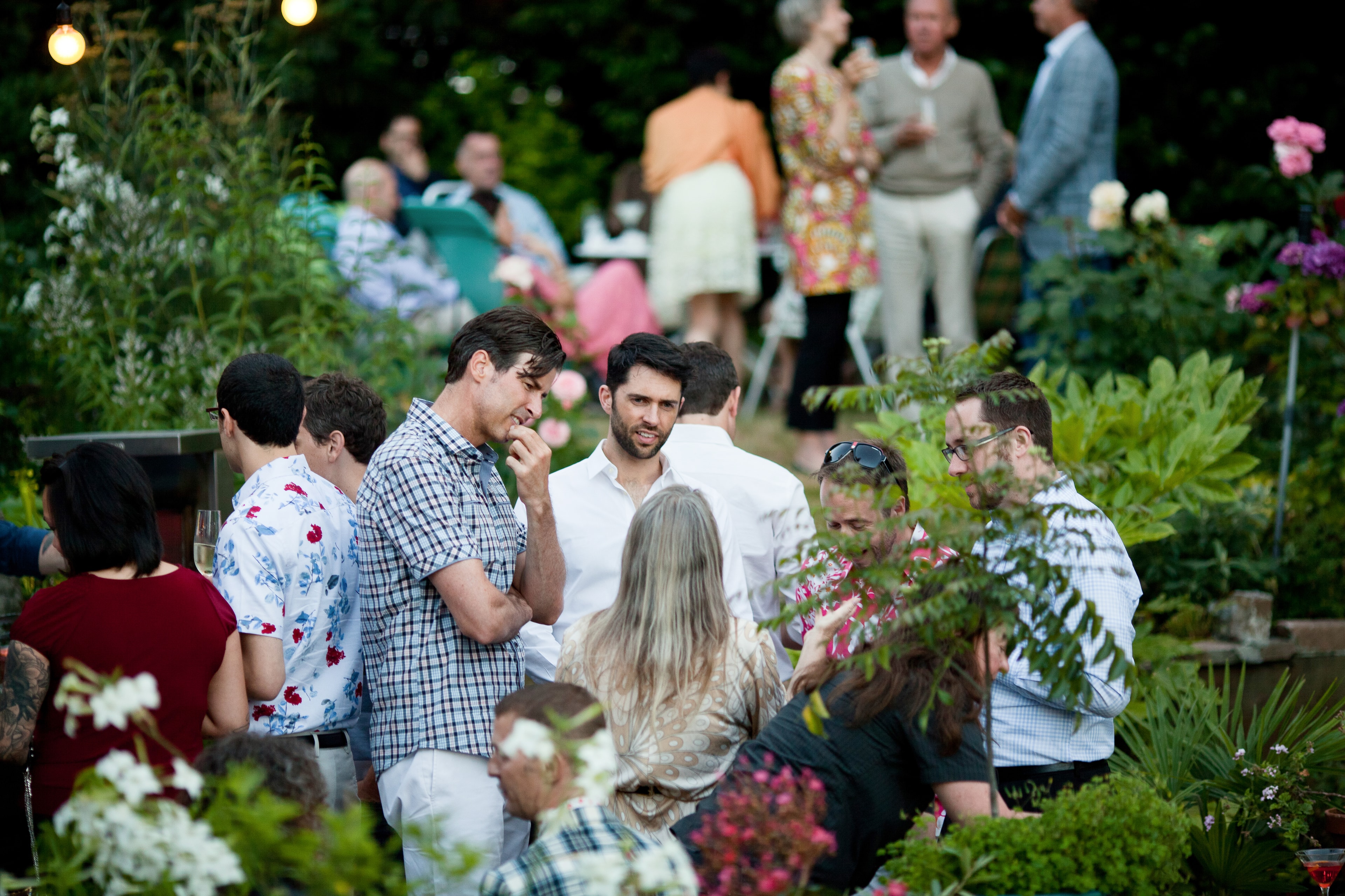 Outdoor Garden Party Evening — Events photography by Spice & Ink
