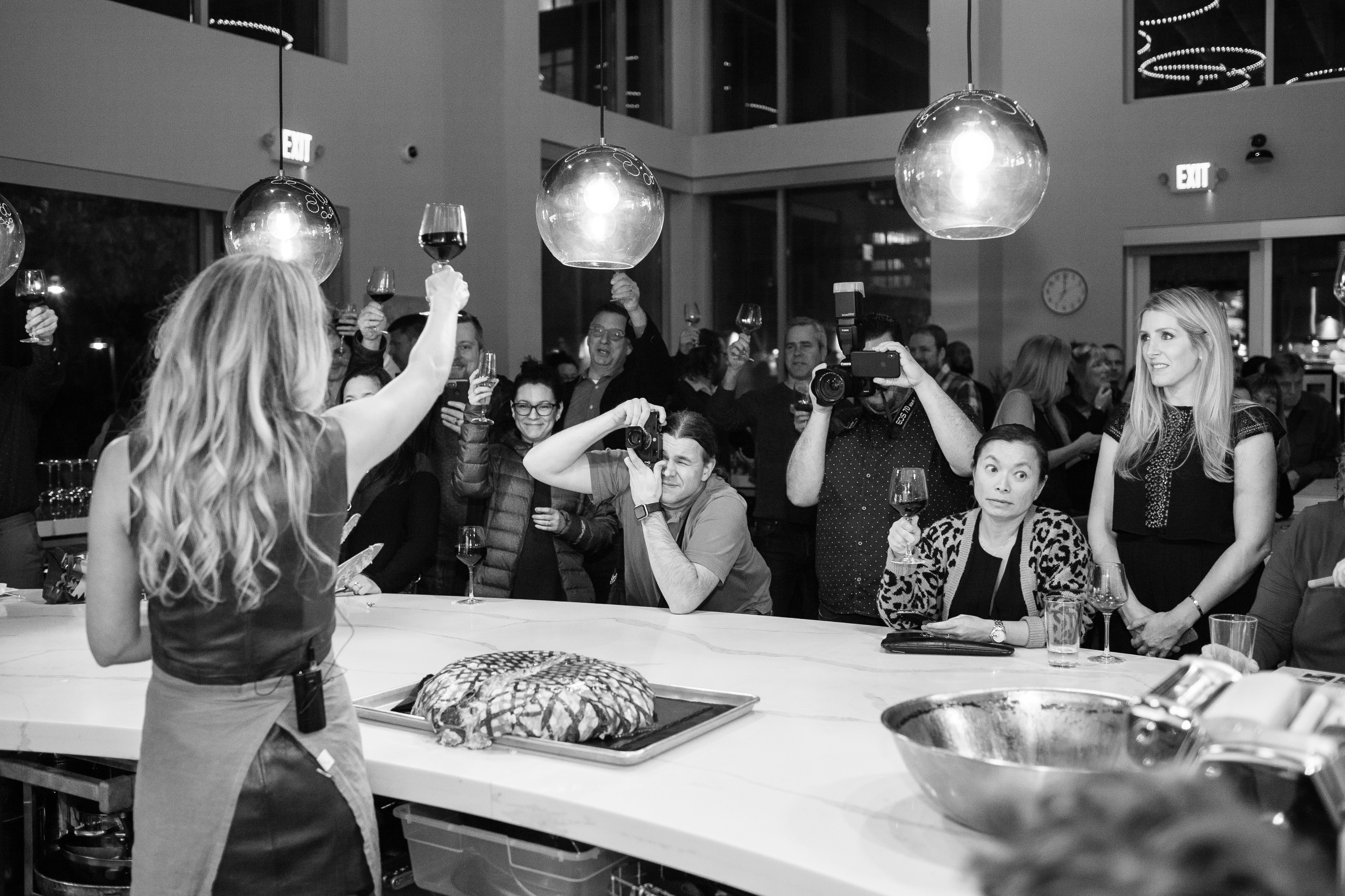Cooking Demo for Crowd — Events photography by Spice & Ink