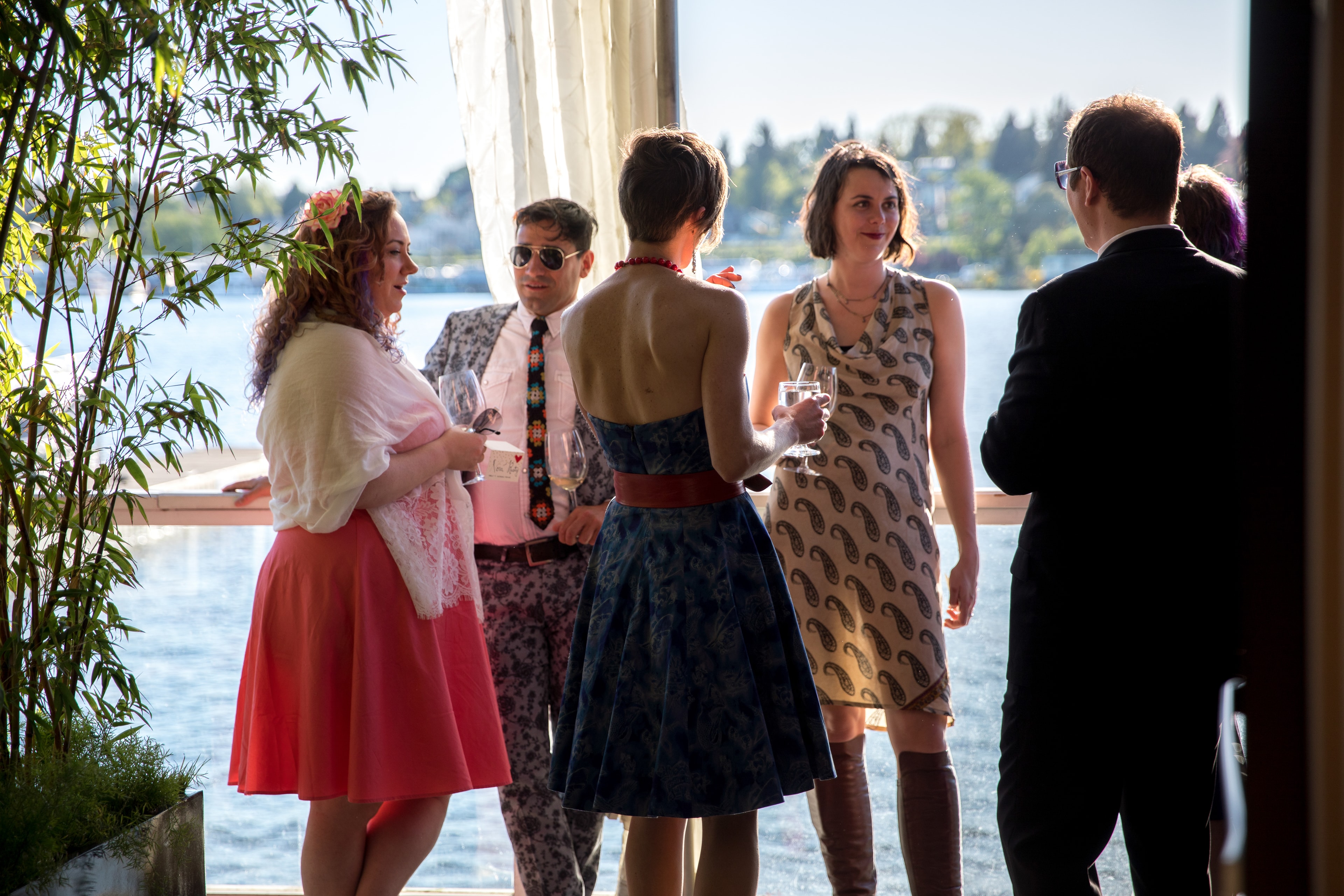 Guests at Lakeside Venue — Events photography by Spice & Ink