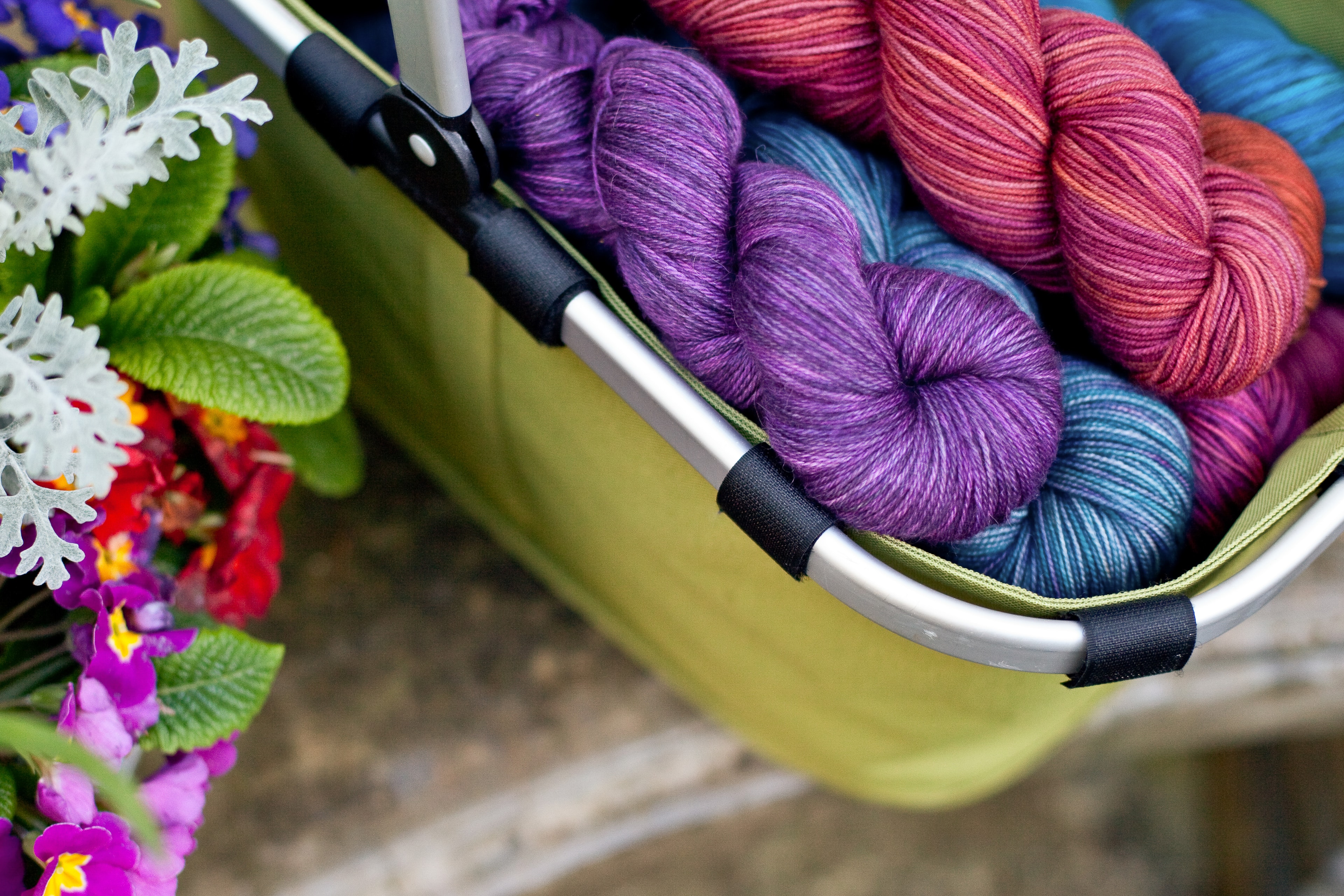 Colourful Yarn Skeins — Products photography by Spice & Ink