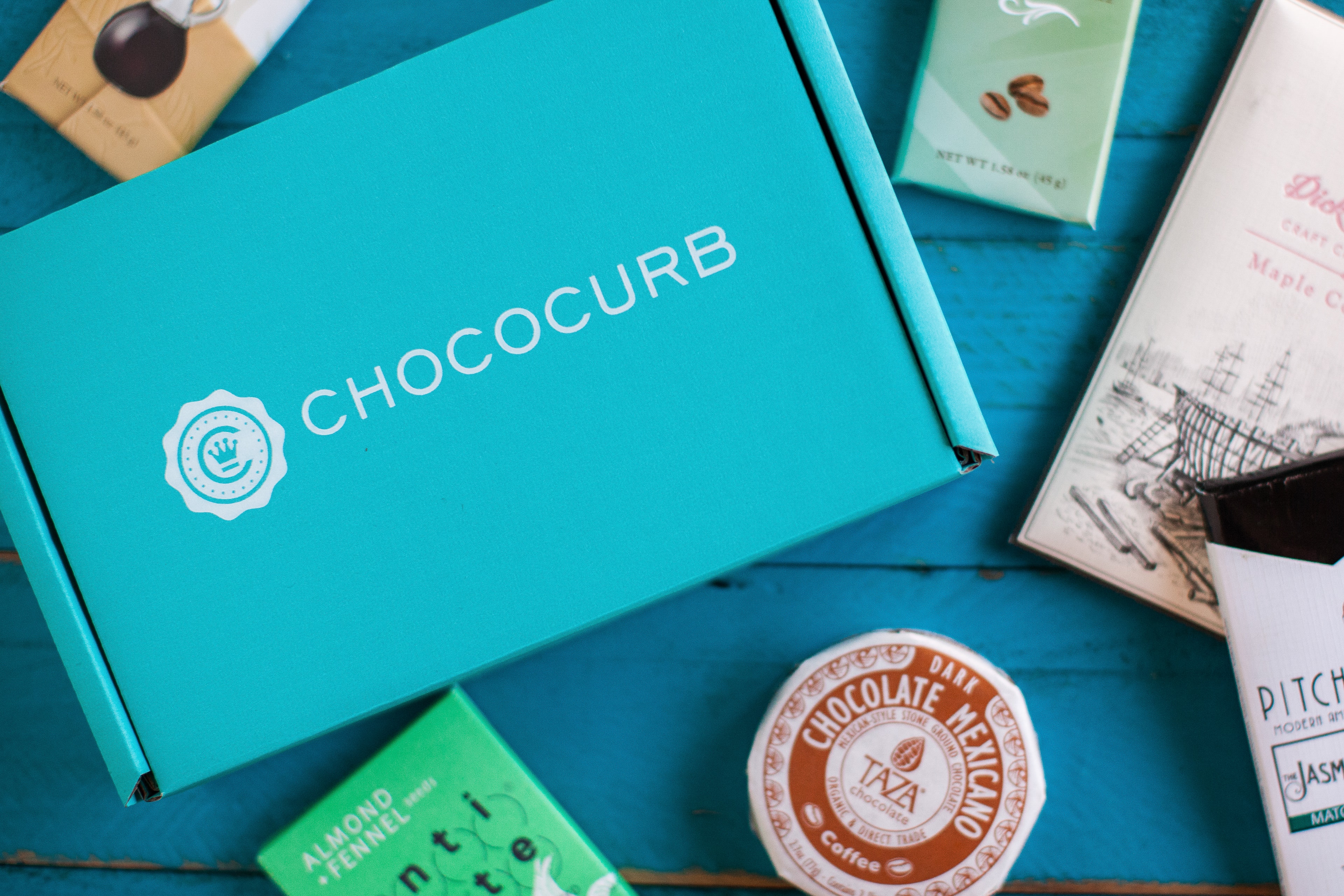 Chococurb Branded Box — Products photography by Spice & Ink