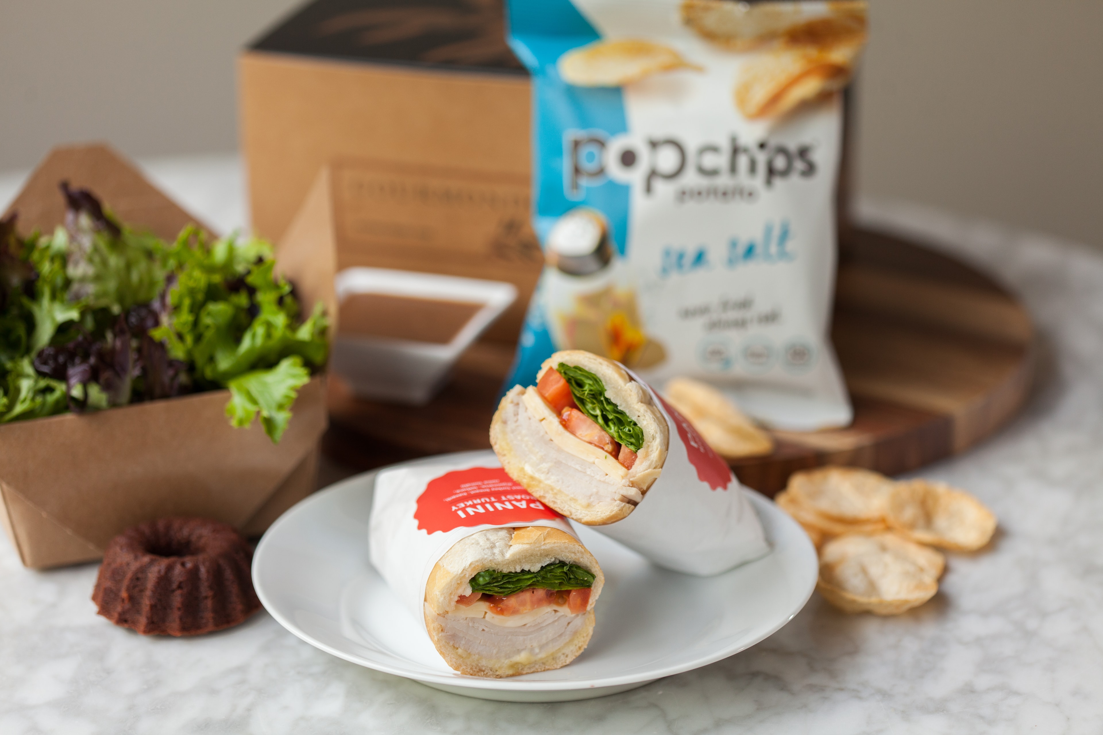 Gourmet Sandwich with Popchips — Products photography by Spice & Ink
