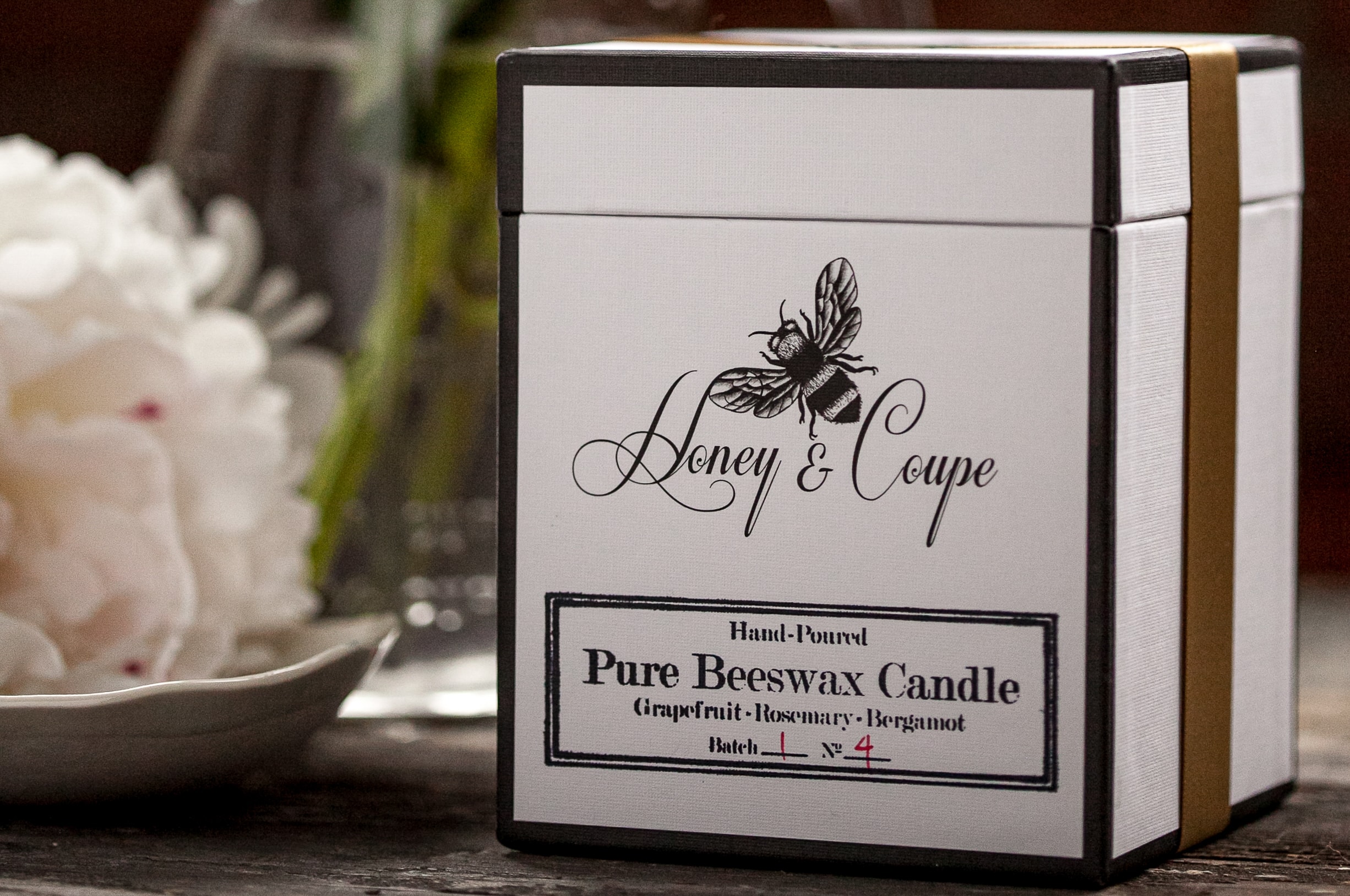 Pure Beeswax Candle — Products photography by Spice & Ink