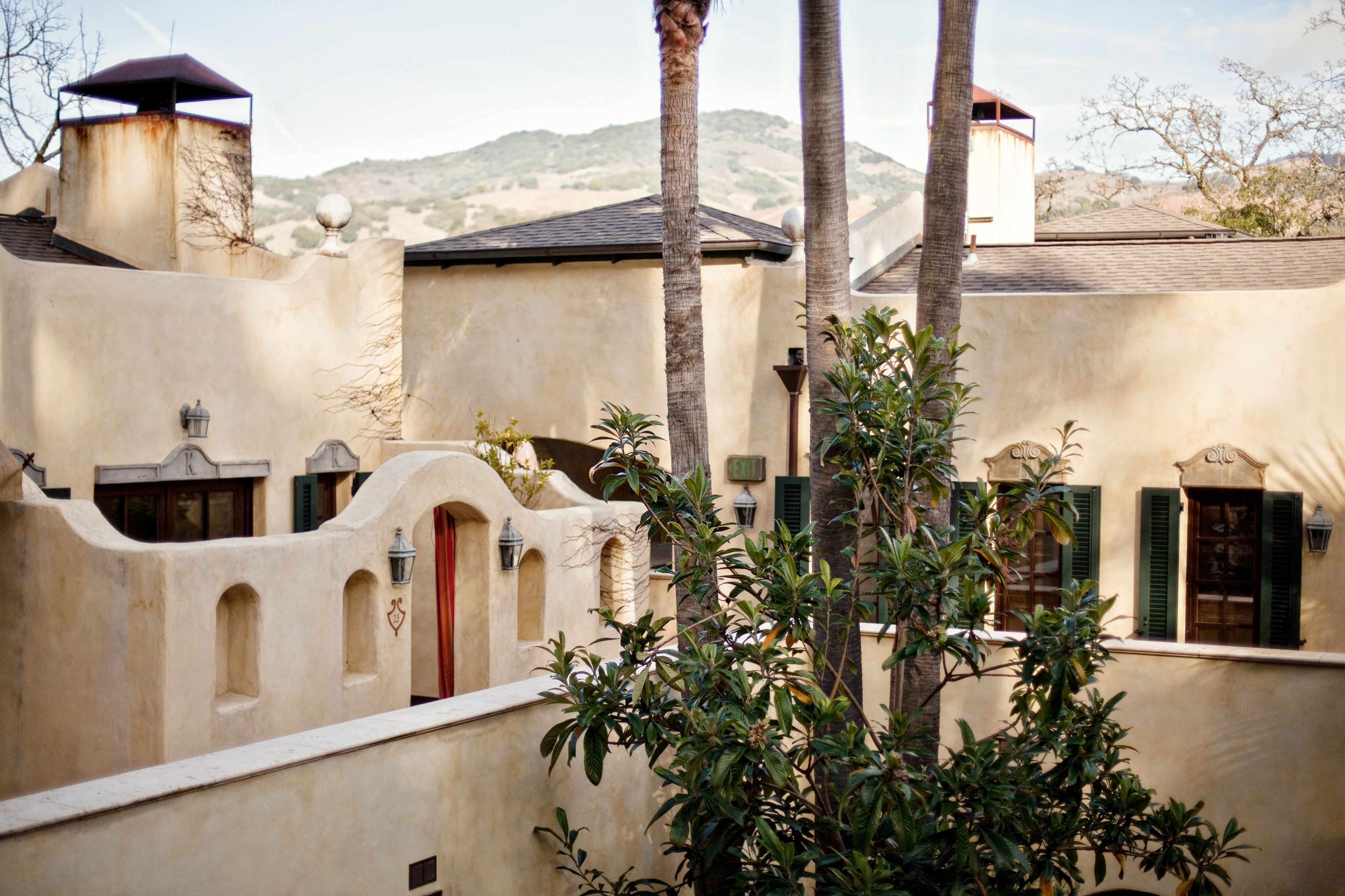 Mediterranean Villa Courtyard — Spaces photography by Spice & Ink
