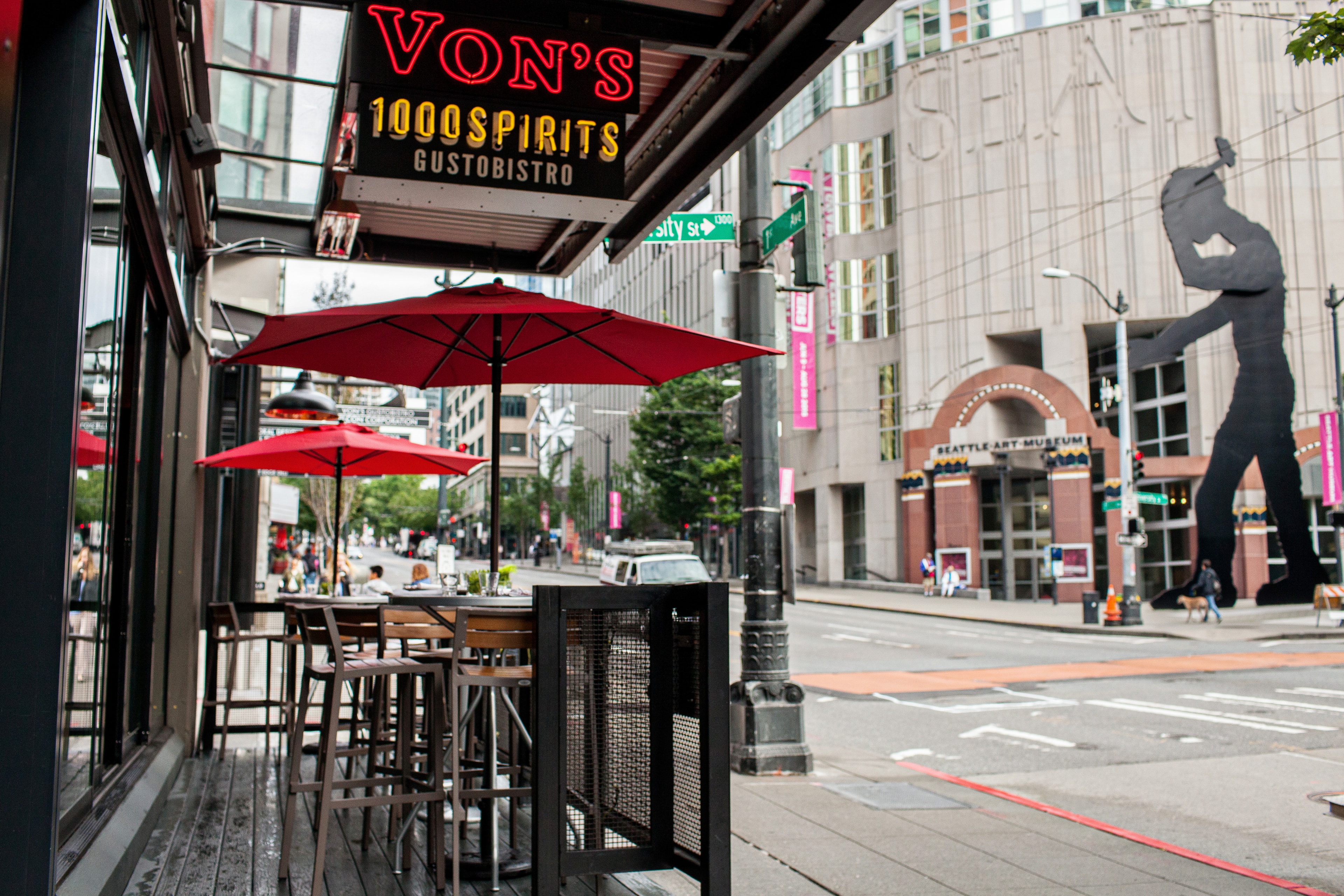 Von's 1000 Spirits Bistro Patio — Spaces photography by Spice & Ink