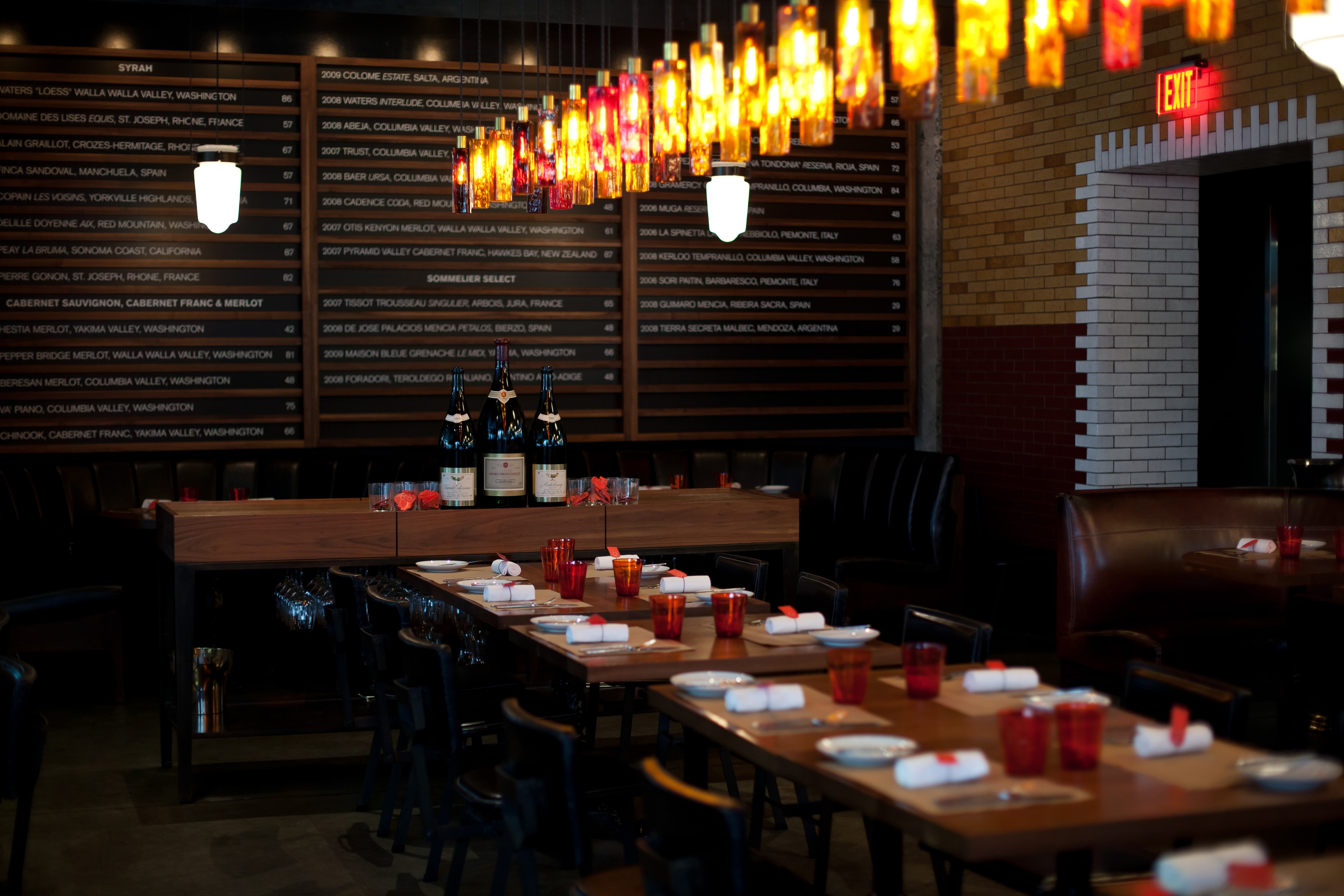 Upscale Wine Bar Dining Room — Spaces photography by Spice & Ink