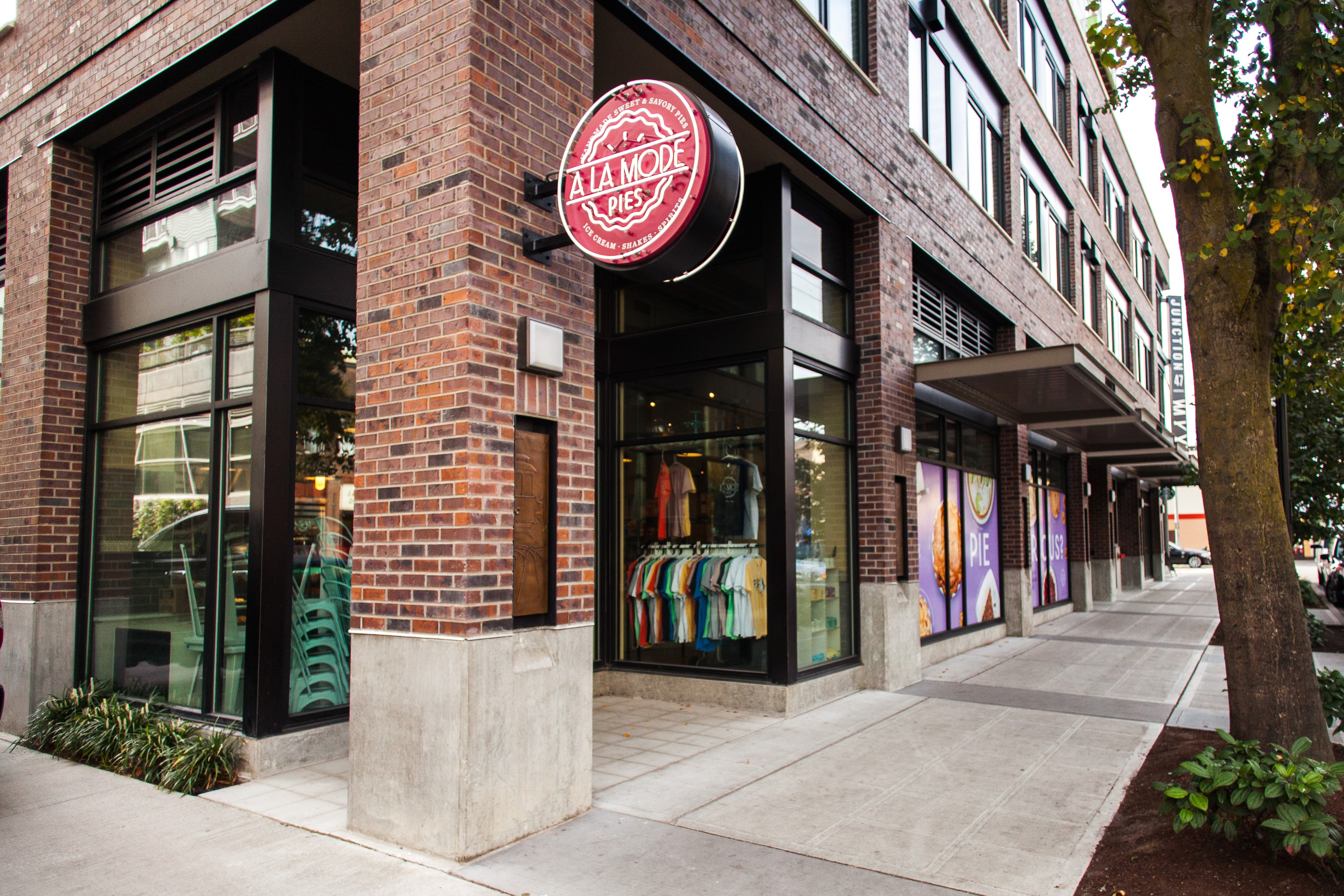 À La Mode Pies Storefront — Spaces photography by Spice & Ink